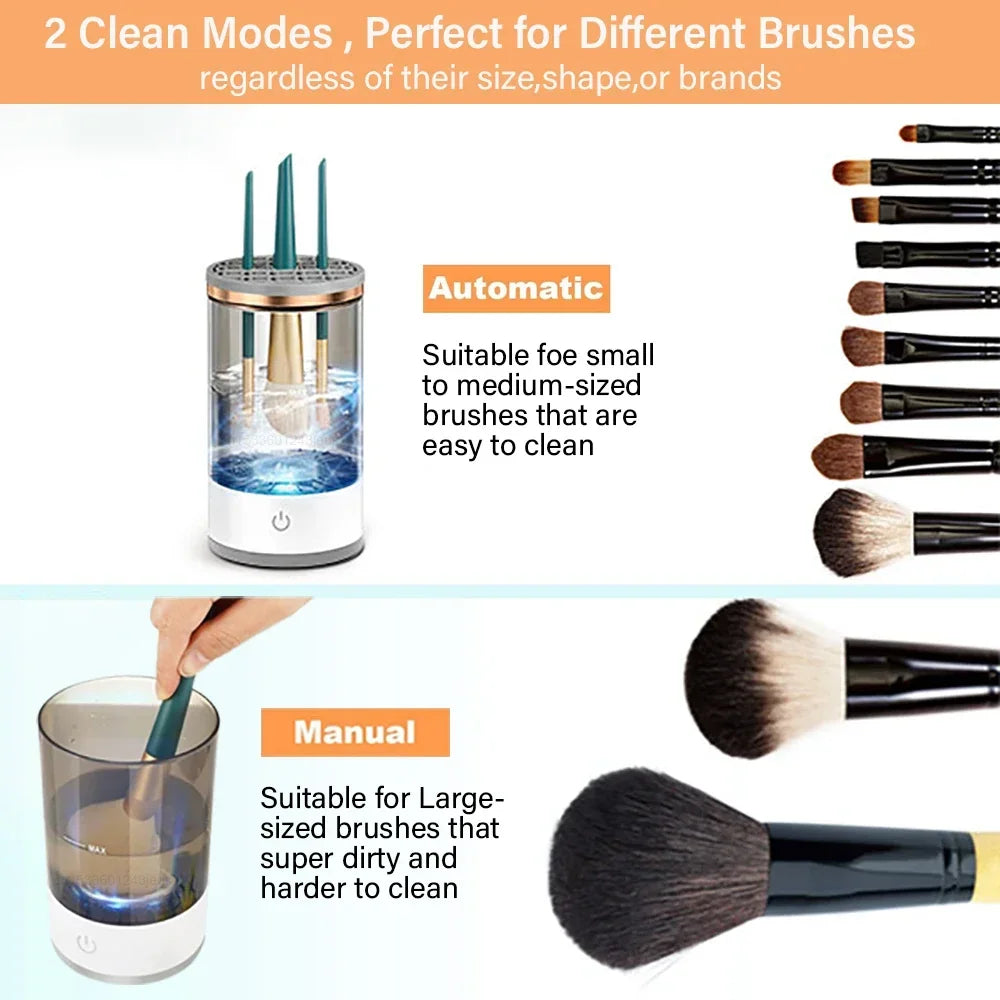 BeautiCore™ Automatic Makeup Brush Cleaner